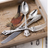 Silver Engraved Knife Fork Spoon 63